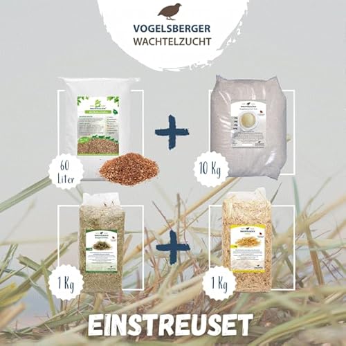 WachtelGlück® Set Einstreu von WachtelGlück