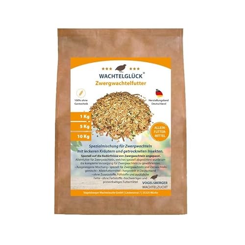 WachtelGlück® Zwergwachtelfutter 1 Kg von WachtelGlück