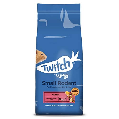 Witte Molen Twitch by Wagg Hamster Rennmaus 1kg transparent von Wagg