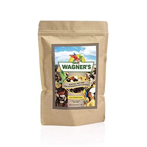 Wagner's | Exotic Nut Mix - 1 kg Nuss und Trockenobst Mischung der Extraklasse für Papageien von Wagner's