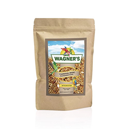 Wagner's | Wagner's Sittichfutter Carnival Basic - 500 g Saaten Futter Mischung für Sittiche von Wagner's