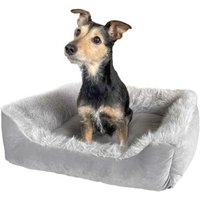 Wagner Wallace & Jones Hundebett MAYFAIR silber/ grau S von Wagner