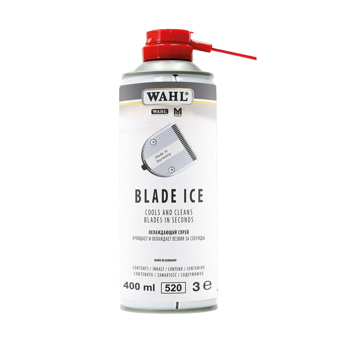 Wahl Blade Ice 4 in 1 Kühlspray 400 ml von Wahl