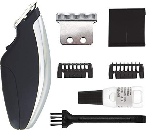 Wahl Pocket Pro Haartrimmer, Kleintrimmer für Haustiere, Trimmen von Tieren, Pflegeset für Haustiere, Hundepflege-Set, Trimmen von kleinerern Bereichen, kabellose Trimmer, batteriebetrieben von Wahl