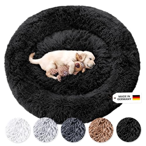 Wahre Tierliebe Hundebett Fluffy Wolke - Das Original, mit waschbarem Bezug Hundekissen, Hundekorb, Flauschiges Hundebett für große, mittelgroße & kleine Hunde von Wahre Tierliebe