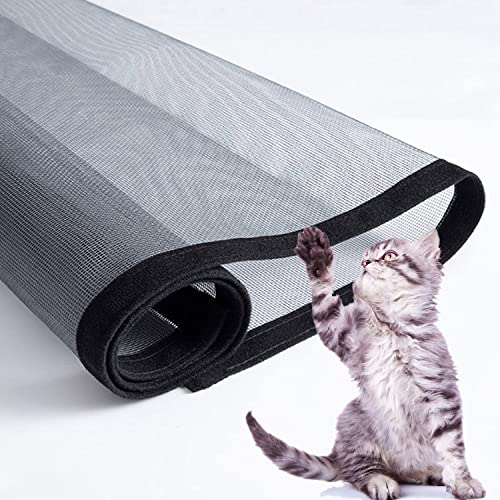 Waigg Kii Katzen-Balkonnetz, Fliegengitter, Anti-Moskitonetz, Fensterbarriere für Katzen-Sicherheitsnetz, Katzenfensterschutz, staubdichtes Fensternetz (100 x 200 cm) von Waigg Kii