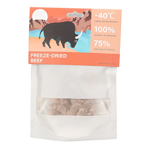 Gefriergetrocknete Snacks für Hunde, gefriergetrocknetes Rindfleisch Snacks für natürliche gesunde Haustiere, reich an Spurenelementen, gefriergetrocknete Lebensmittel für Hunde von Wakects