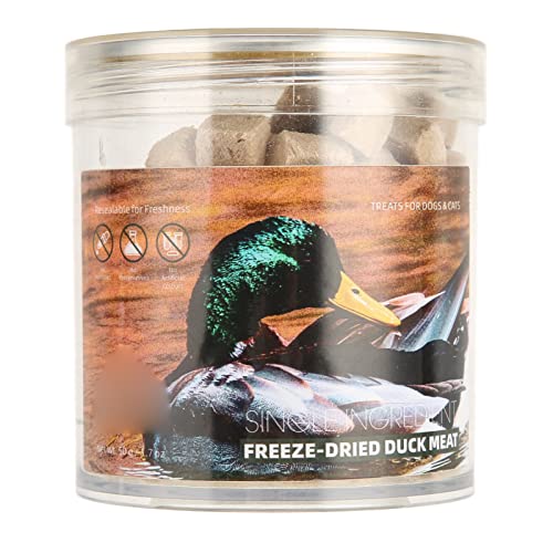 Gefriergetrocknete Snacks für Hunde, lyophilisierte Ente für Haustiere, reich an Protein, nährend, einfache Verdauung, Katze, Hund, Nahrung für gefriergetrocknetes Fleisch, gefriergetrocknetes Fleisch von Wakects