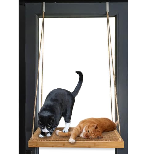 Walirü® 2 in 1 Fenster Hängematte für Katzen- Katzenfensterbett- Katze Fenster Hängematte-Katze Hängematte Fenster-Katze Hängebett-Katzenfensterbett-Katzenzubehör-Katze Fensterbett- Katzenbett-Hammock von Walirü