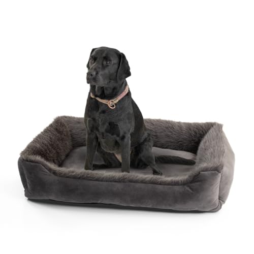 Wallace & Jones | Hundebett Mayfair - Onyx-Quarz, für kleine & mittelgroße Hunde | L | 91 x 61 x 23 cm von Wallace & Jones