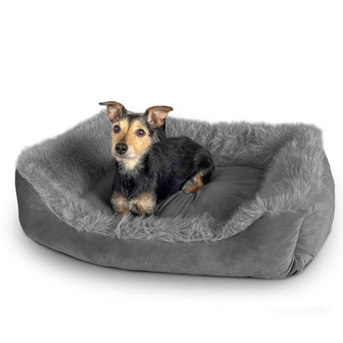 Wallace & Jones | Hundebett Mayfair - Onyx-Quarz, für kleine & mittelgroße Hunde | M | 71 x 58 x 21 cm von Wallace & Jones