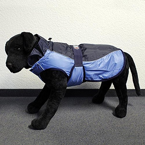 Wallace & Jones | Hundemantel Eisbär - Classic Coat Blau-Blau Rückenlänge ca. 100cm von Wallace & Jones