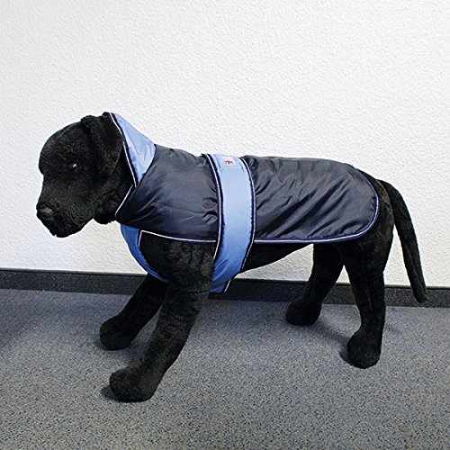 Wallace & Jones | Hundemantel Eisbär - Perfect Coat Blau-Blau Rückenlänge ca. 90cm von Wallace & Jones