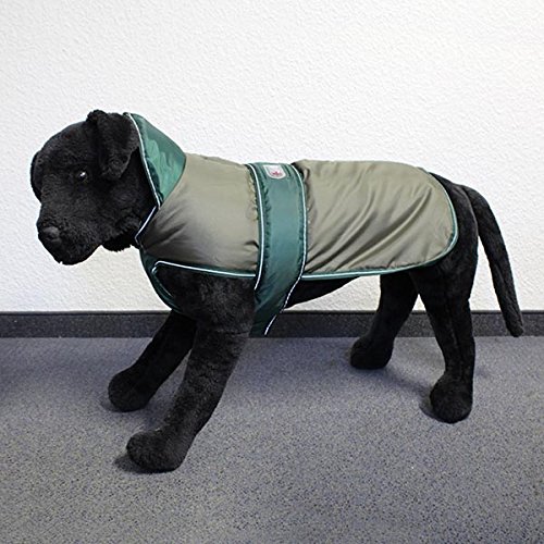 Wallace & Jones | Hundemantel Eisbär - Perfect Coat Olive-Grün Rückenlänge ca. 85cm von Wallace & Jones