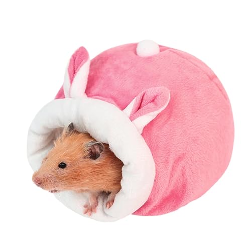 Walopola Chinchilla-Bett, Cartoon-Kaninchenbett, rutschfeste Meerschweinchenbetten, Hamster-Hängematte, Kleintierkäfig-Zubehör, Hamsterschlafsack für Zwerghamster, winzige Igel von Walopola