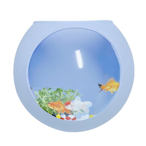 Walopola Wand-Blumenvase – Silikon-Wandvasen für Blumen, Oblate -Anzuchtstation, transparente Aquarium-Wandhalterung für Luftpflanzen, Sukkulenten, Hydrokulturpflanzen von Walopola