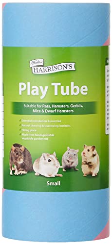 Walter Harrison's Tragbarer Spieltunnel für kleine Tiere, Versteck, für Ratten, Hamster, Rennmäuse, Mäuse, Zwerghamster – klein – 6,2 cm von Walter Harrison's