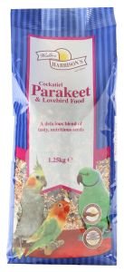 Harrison's Vogel Samen Nymphensittich Sittich Lovebird Samen 4 x 3Kg Packung massenkauf von Walter Harrisons