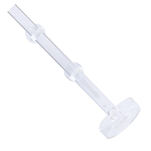 WanFengXue Aquarium Fisch Garnelen Futterspender Transparent Acryl Fisch Feeder Tube 25 * 2 * 6,5 cm Futterteller Aquarium Set mit Saugnäpfen von WanFengXue