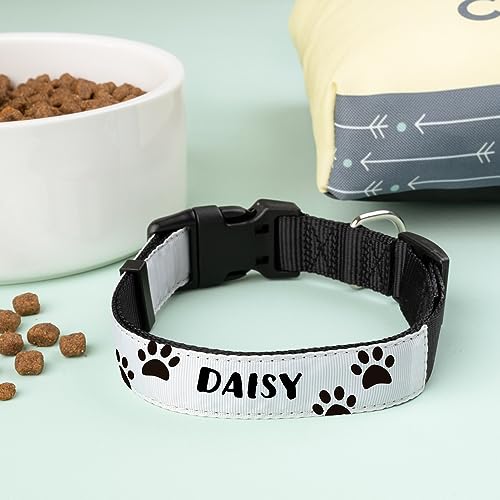 Wanapix | Hundehalsband mit Namen | Halsband Hund | Dog collar | Halsband Hund Breit - 61,5 x 2,5 cm | Pet von Wanapix