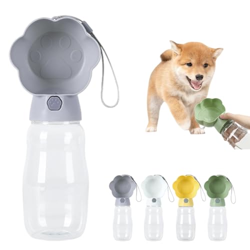 Wangark Hund Wasserflasche Wasserspender Trinknapf,Hunde wasserflasche,Hunde trinkflasche für Outdoor Walking Reise Trinkflasche Wasserbehälter von Wangark