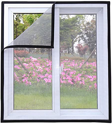 DIY Fensterschutznetz für Katzen, Selbstklebendes Fensterschutznetz, Abnehmbares Moskitonetz, Waschbar, DIY Größe, Zuschnitt von Wangle