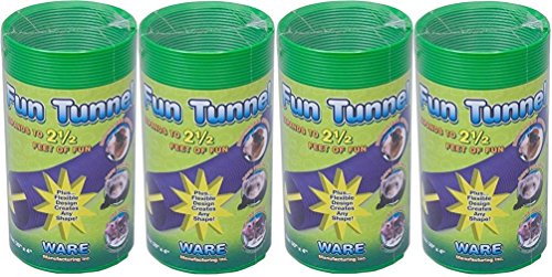 (4 Stück) Ware Fun Tunnels, Kleintierspielzeug, 30 von 4-Zoll, Mittel von Ware Manufacturing