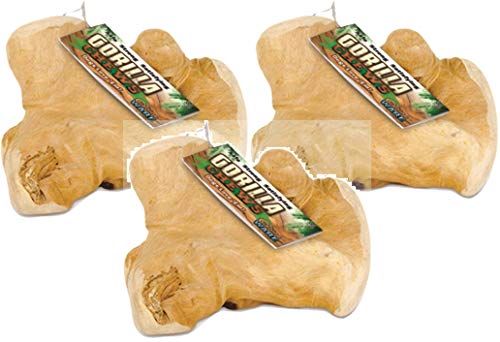 Ware (3 Pack) Manufacturing Gorilla Chew Natural Wood X-Small Strong Dog Chew von Ware