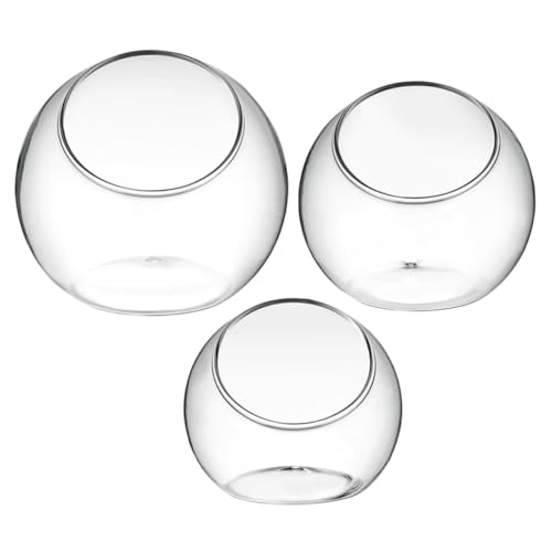 Warmhm 3Stücke Glasterrarium Ökologische Pflanzenflasche Für Saftige Pflanzen Dekorative Für Schreibtisch Hochzeitsdekoration DIY Mikrolandschaften Warmhm 3Stücke Glasterrarium Ökologische Pflanzenflasche Für Saftige Pflanzen Dekorative Für Schreibtisch Hochzeitsdekoration DIY Mikrolandschaften von Warmhm