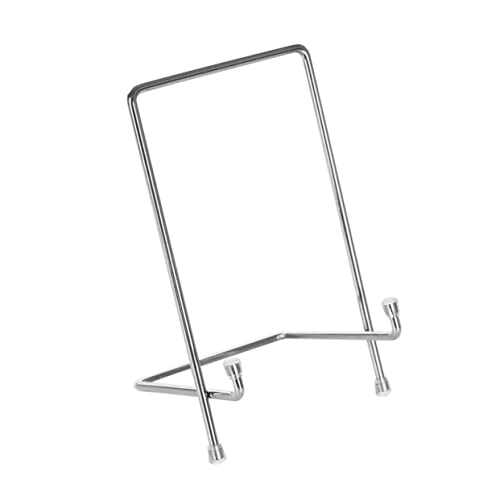 Warmhm Flagge Zum Umhängen Buchständer-Rack Eisen-Fotorahmen-Rack Staffelei Platten-Display-Rack Tablet-Ständer Quadratischer Bilderrahmen Tisch-Display-Ständer Platten-Display-Ständer von Warmhm