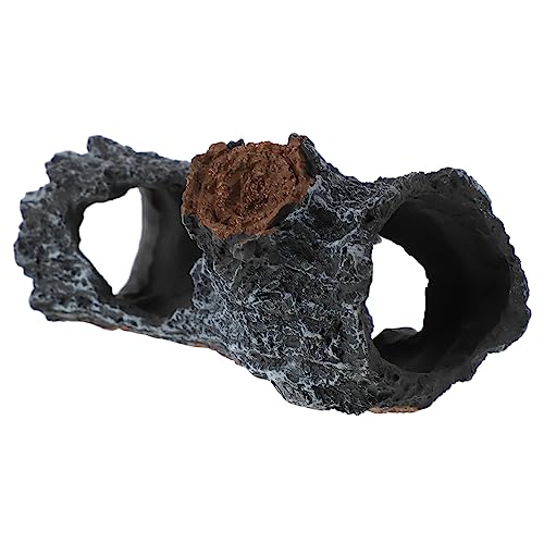 Warmhm Dekoratives Reptilien Versteck aus Widerstandsfähigem Polyresin Terrarium für Kleine Reptilien Dunkle Rückzugsorte und Bringt Frische Warmhm Dekoratives Reptilien Versteck aus Widerstandsfähigem Polyresin Terrarium für Kleine Reptilien Dunkle Rückzugsorte und Bringt Frische von Warmhm