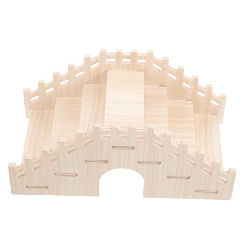 Warmhm Kleintier Holzleiter für Hamster Natürliche Holztreppe mit Robustem Design für Kletter und Spielvergnügen im Käfig zu Reinigen Sicher und Langlebig Warmhm Kleintier Holzleiter für Hamster Natürliche Holztreppe mit Robustem Design für Kletter und Spielvergnügen im Käfig zu Reinigen Sicher und Langlebig von Warmhm