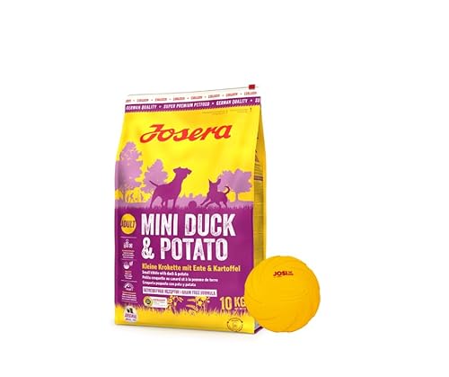 Josera Exclusive Trockenfutter für Hunde | Hundefutter | 12,5 KG + Goodie Hundespielzeug | Gratis Geschenk (10 KG MiniDuck & Potato, + Frisbee) von Warnick´s Tierfutterservice