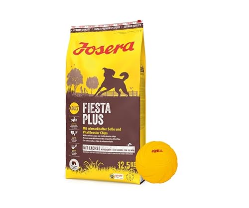 Josera Exclusive Trockenfutter für Hunde | Hundefutter | 12,5 KG + Goodie Hundespielzeug | Gratis Geschenk (12,5 KG FiestaPlus, + Frisbee) von Warnick´s Tierfutterservice