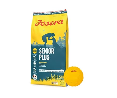 Josera Exclusive Trockenfutter für Hunde | Hundefutter | 12,5 KG + Goodie Hundespielzeug | Gratis Geschenk (12,5 KG SeniorPlus, + Frisbee) von Warnick´s Tierfutterservice