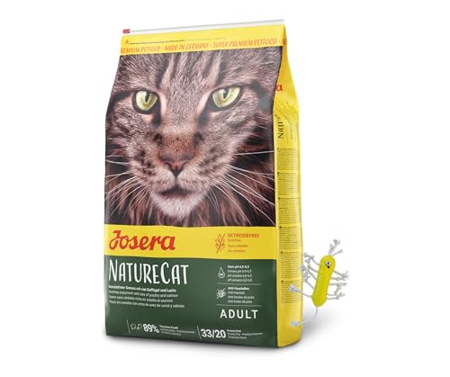 Josera NatureCat | Cat | Katze | Trockenfutter | Getreidefrei | Premium Katzenfutter für ausgewachsene Katzen | Goodie | Sparbundle 4,25kg + Kritzelmännchen (1 x 4,25 KG) von Warnick´s Tierfutterservice