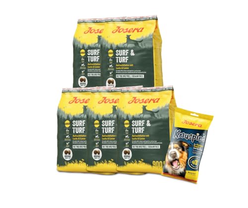 Josera | Surf & Turf Junior 5x900g + Knuspies 150g von Warnick´s Tierfutterservice