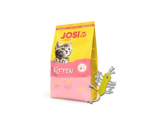 JosiCat | Trockenfutter | Katzenfutter | Sparbundle + Geschenk (650g + Kritzelmännchen, Kitten) von Warnick´s Tierfutterservice