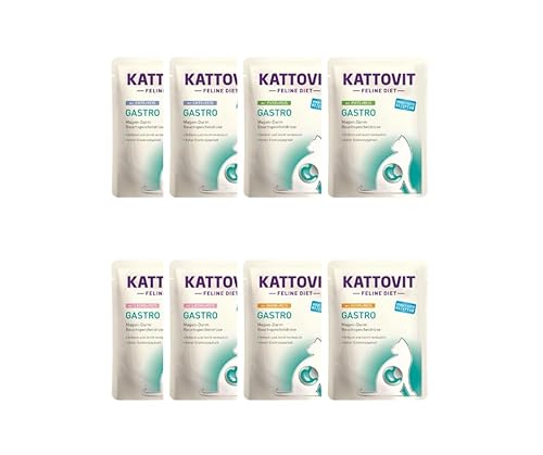 Kattovit Urinary Frischebeutel | Bundle | 4 Sorten (8 x 85g) von Warnick´s Tierfutterservice