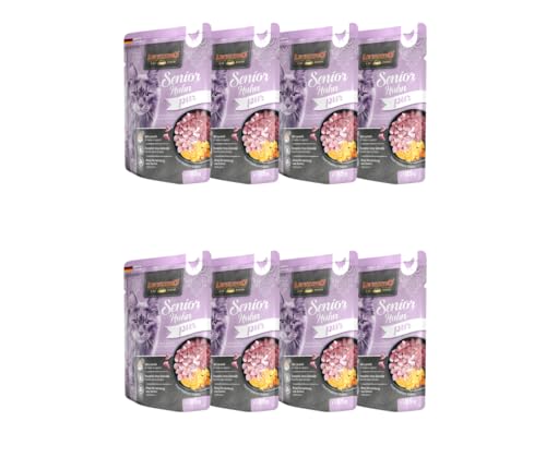 Leonardo Frischebeutel 8x85g | Katzenfutter | Nassfutter | Multi Bundle | Sparpaket | Pouch | Verschiedene Sorten (85g, 8X Senior Huhn pur) von Warnick´s Tierfutterservice