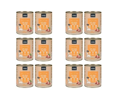 Primox | Geflügelherzen 2x6x800g | Sparpaket | Hundefutter von Warnick´s Tierfutterservice