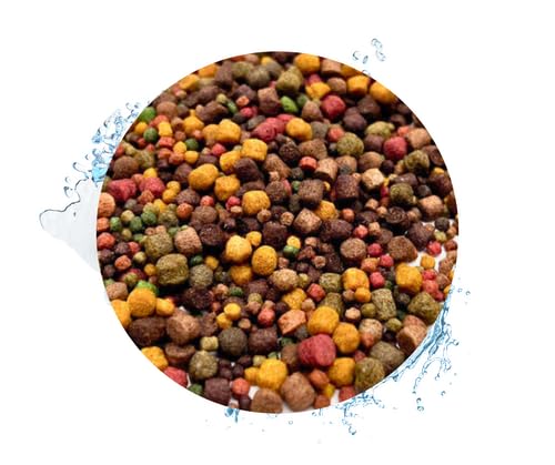 Warnick's Koifutter 8-Sorten-Mix mit Spirulina - 10 kg, 3-6 mm - Fischfutter für Koi & Zierfrische - schwimmfähig & gut verdaulich von Warnick´s Tierfutterservice