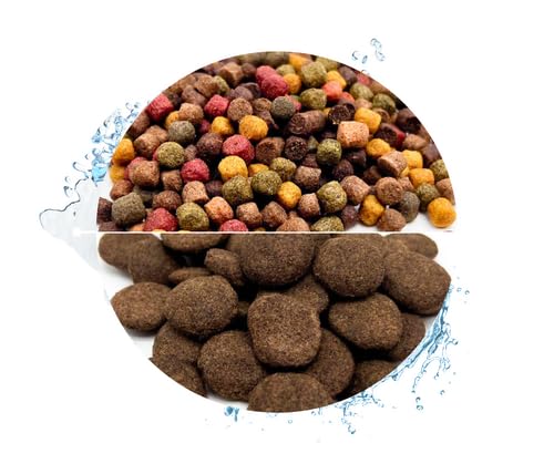 Warnick's Koifutter 8-Sorten-Mix mit Spirulina - 15 kg, 6 mm mit 1 kg Hanzam - Fischfutter für Koi & Zierfrische - schwimmfähig & gut verdaulich von Warnick´s Tierfutterservice