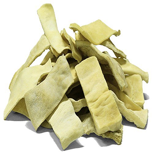 Kauchips aus Büffelhaut ca. 12-15 cm Stücke (3 x 1KG) von Warnick´s Tierfutterservice