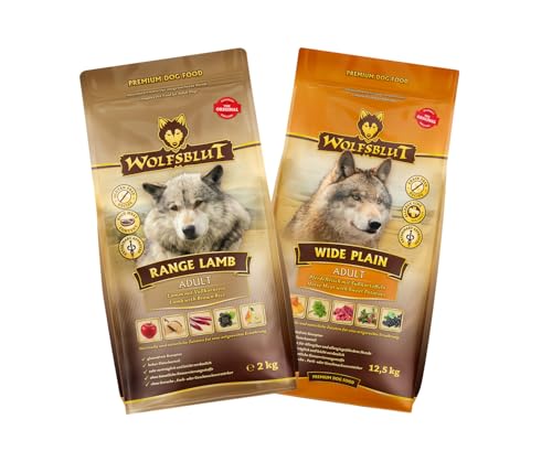 Wolfsblut Hund Adult | Trockenfutter | Multi Bundle | Mix Paket | Sparpaket | 2 x 2 kg | Verschiedene Sorten (2 x 2 KG, 1x Range Lamb, 1x Wide Plain) von Warnick´s Tierfutterservice