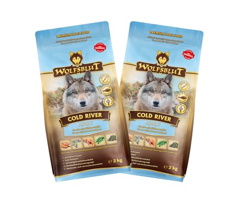 Wolfsblut Hund ADULT | Trockenfutter | Multi Bundle | Mix Paket | Sparpaket | 2 x 2 kg | verschiedene Sorten (2 x 2 KG, Cold River) von Warnick´s Tierfutterservice