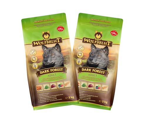 Wolfsblut Hund Adult | Trockenfutter | Multi Bundle | Mix Paket | Sparpaket | 2 x 2 kg | Verschiedene Sorten (2 x 2 KG, Dark Forest) von Warnick´s Tierfutterservice