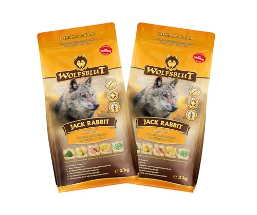 Wolfsblut Hund Adult | Trockenfutter | Multi Bundle | Mix Paket | Sparpaket | 2 x 2 kg | Verschiedene Sorten (2 x 2 KG, Jack Rabbit) von Warnick´s Tierfutterservice