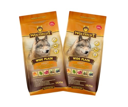 Wolfsblut Hund ADULT | Trockenfutter | Multi Bundle | Mix Paket | Sparpaket | 2 x 2 kg | verschiedene Sorten (2 x 2 KG, Wide Plain) von Warnick´s Tierfutterservice