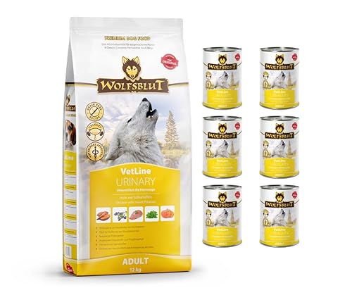 Wolfsblut Vetline | Hundefutter | Sparbundle | Sparpaket (1x12kg + 6x395g, Urinary) von Warnick´s Tierfutterservice